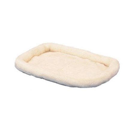 PRECISION PET Petmate Sheepskin 17.5X11.5 Bolster Crate Mat F3F3 - White 85001